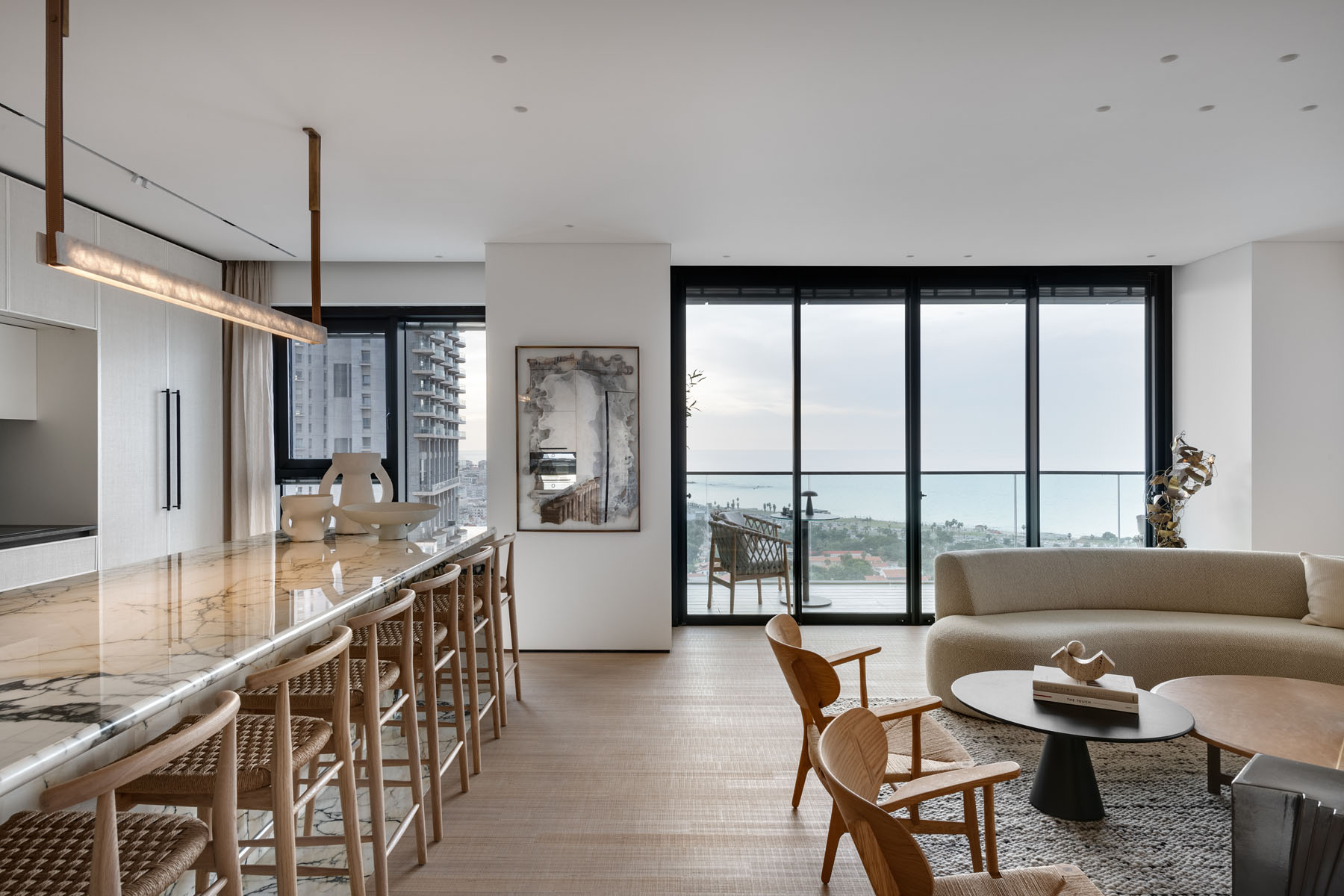 suite apartment in Tel Aviv with Fabrique wood parquet flooring