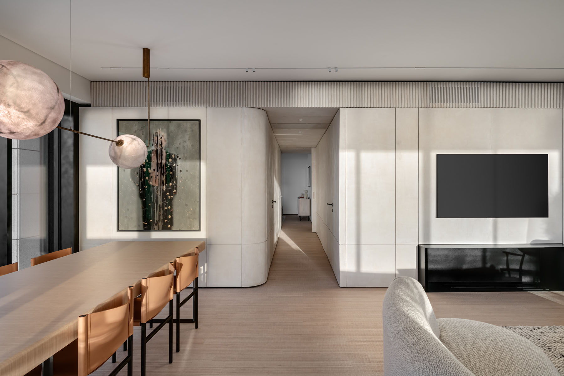 suite apartment in Tel Aviv with Fabrique wood parquet flooring