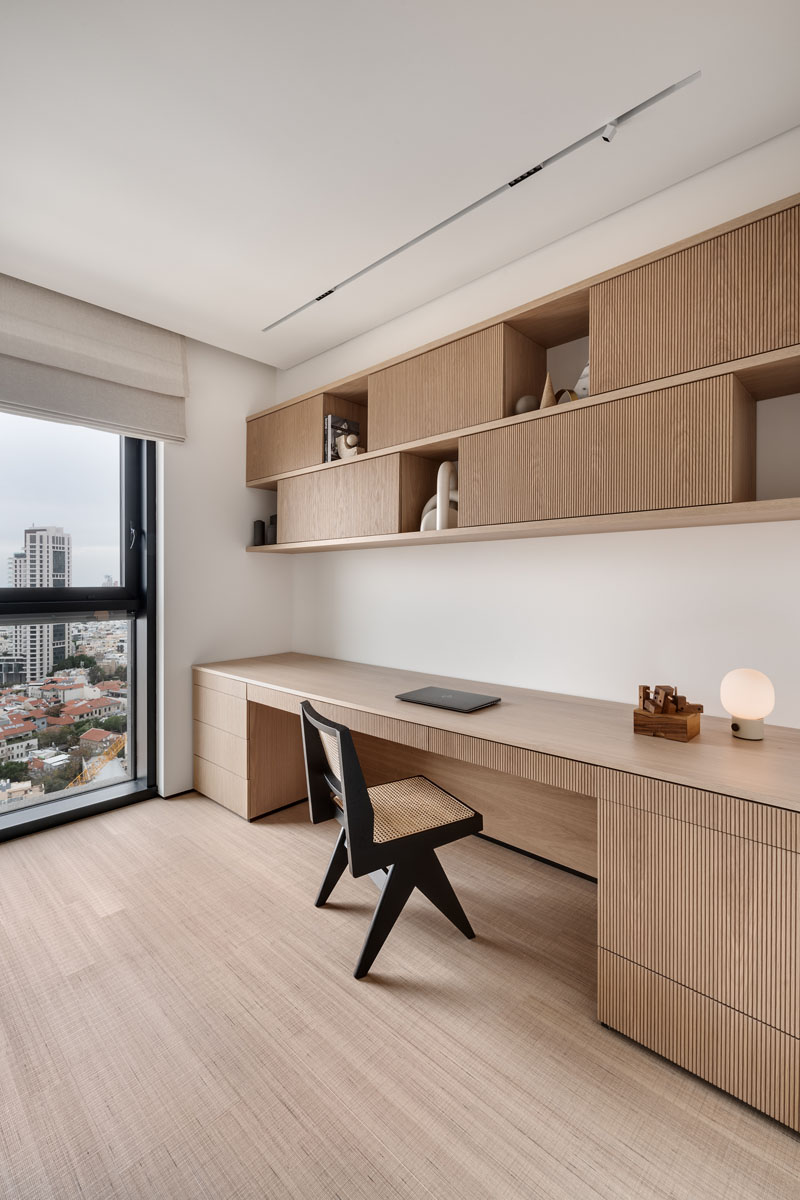 suite apartment in Tel Aviv with Fabrique wood parquet flooring