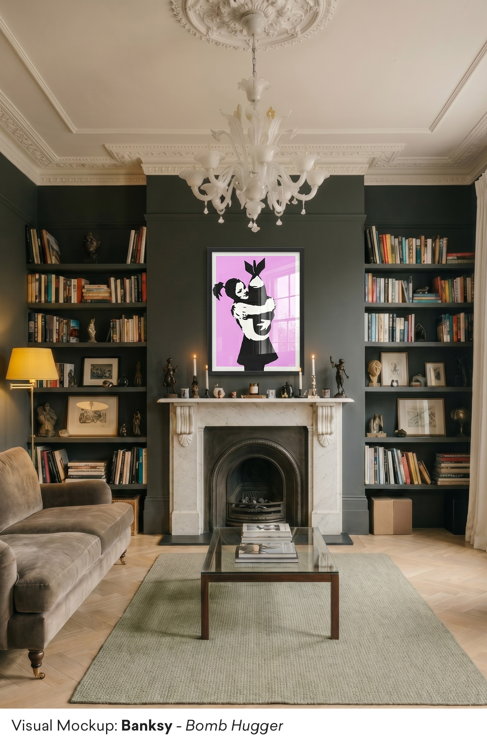 Banksy - Bomb Hugger - Mockup