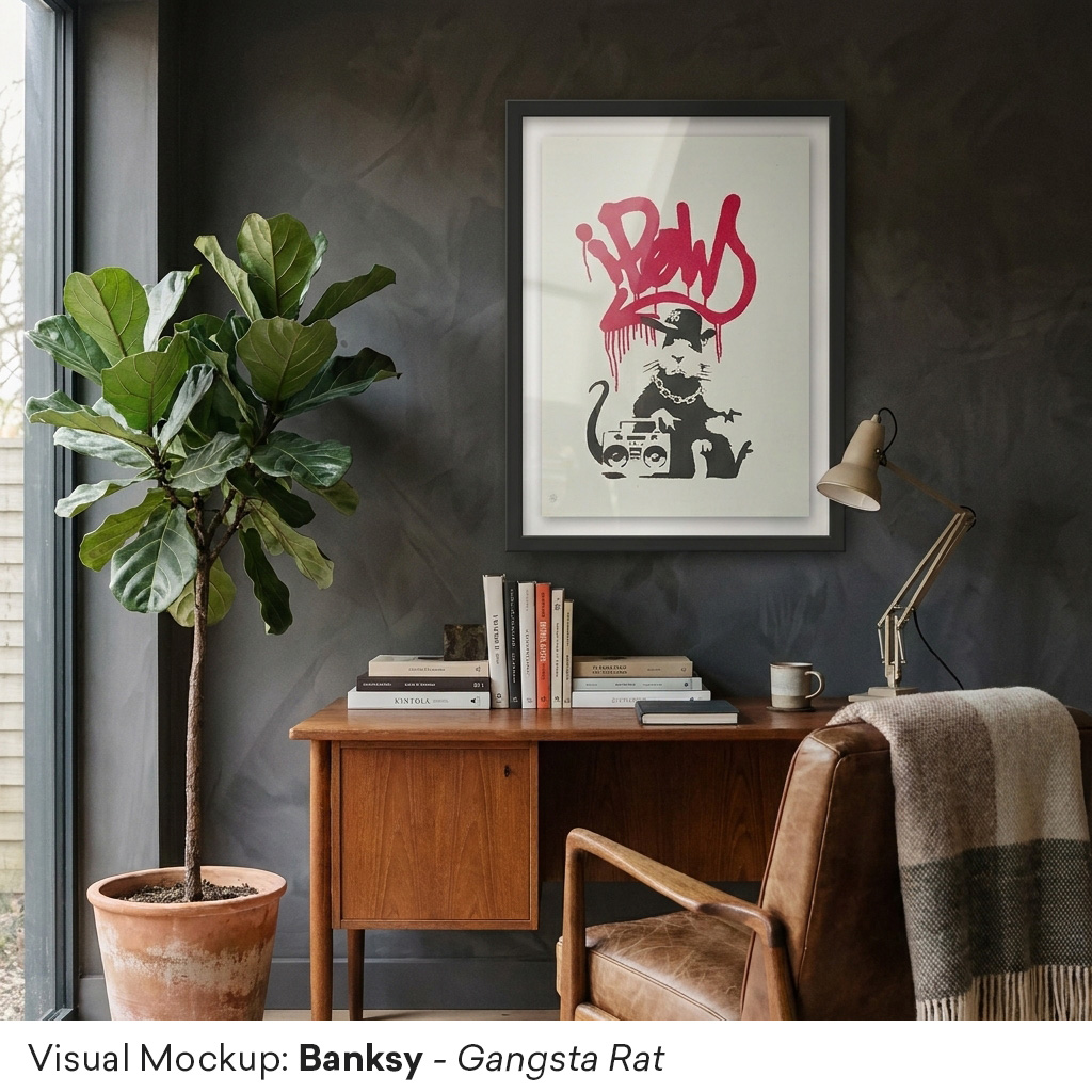 Banksy - Gangsta Rat - Mockup