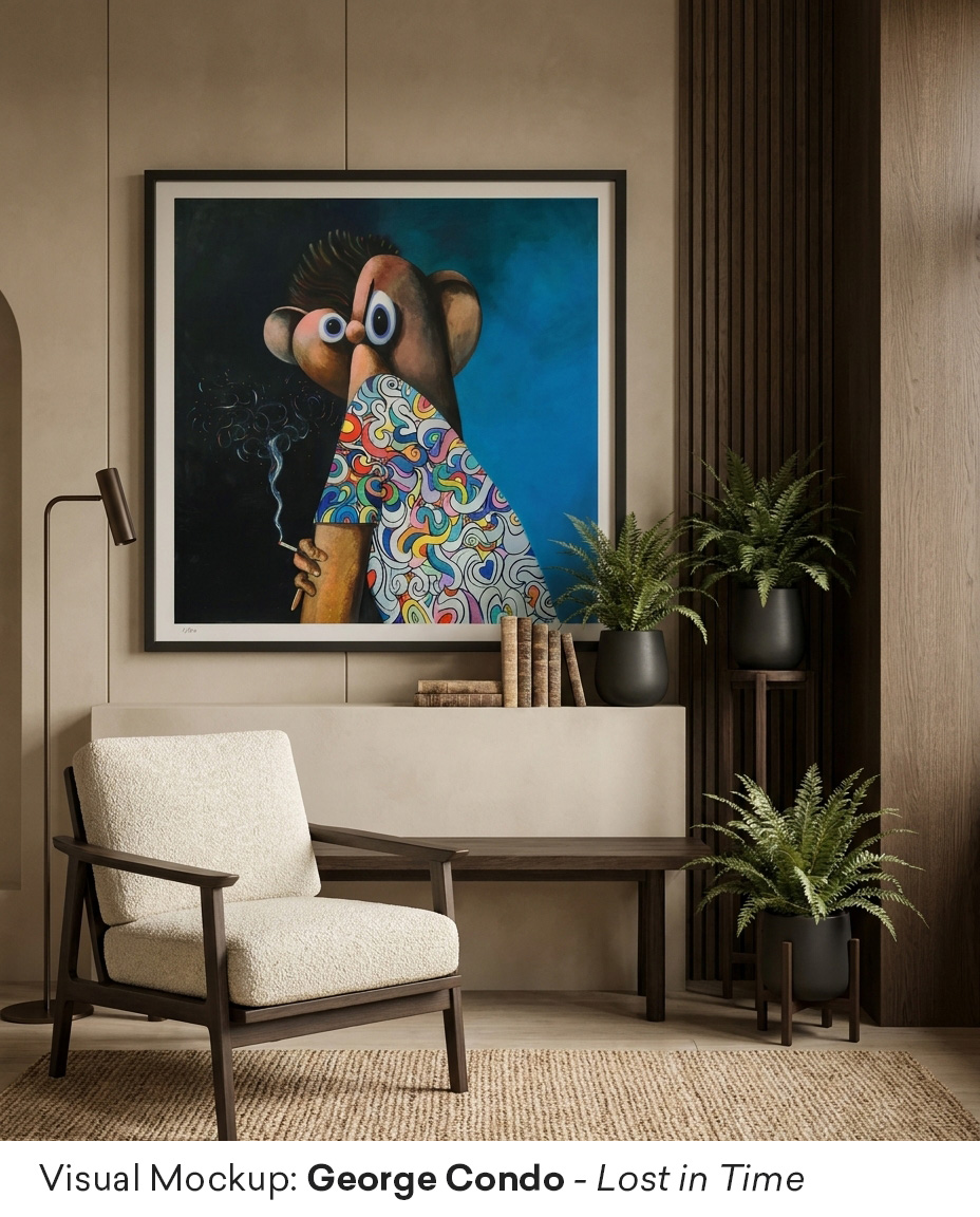 George Condo - Lost in Time - Mockup