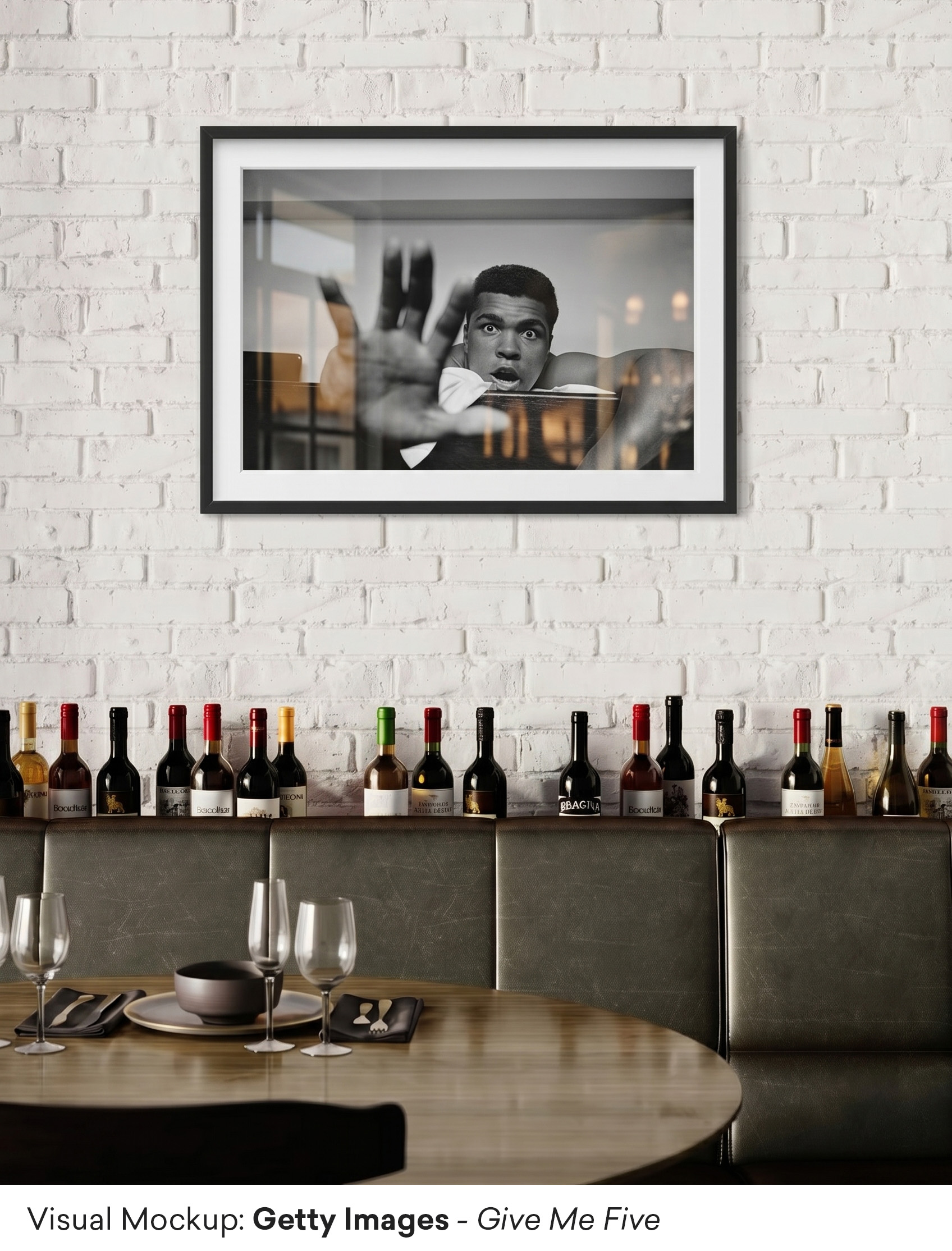 Getty Images - Give Me Five Framed - Mockup