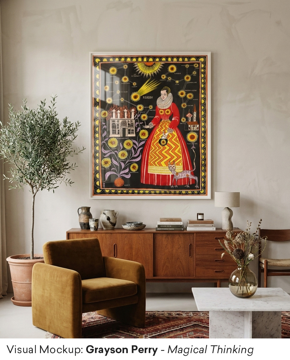 Grayson Perry - Magical Thinking - Mockup