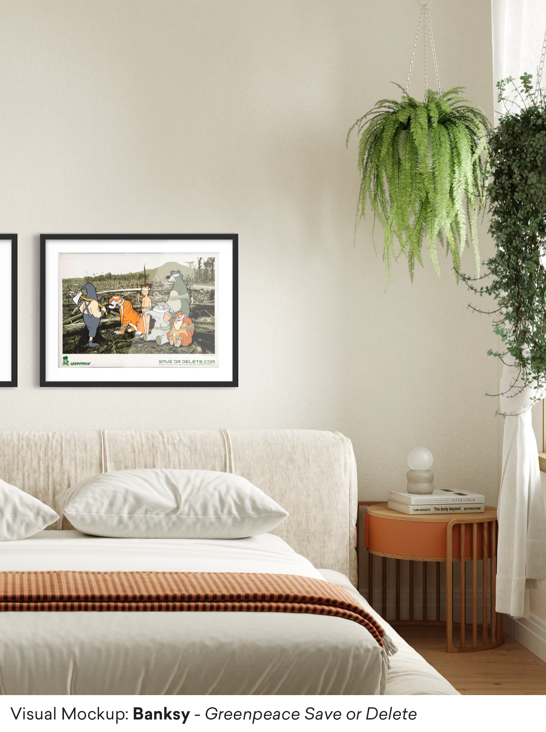 Banksy - Greenpeace Save or Delete - Mockup