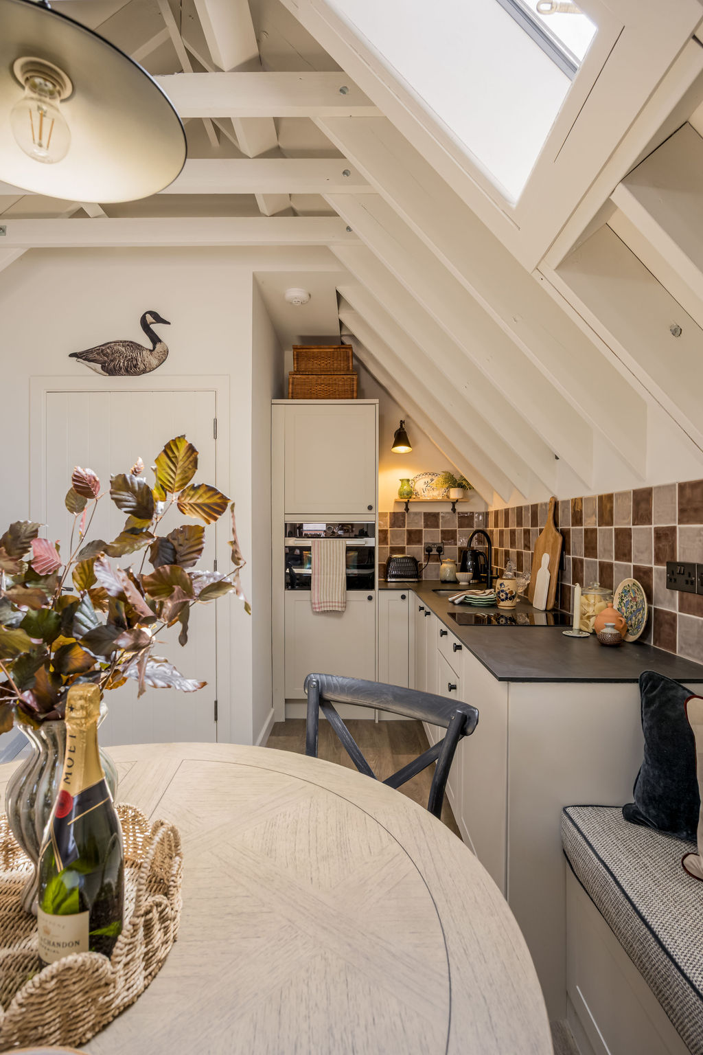 View of the open plan Kitchen, Living and Dining area