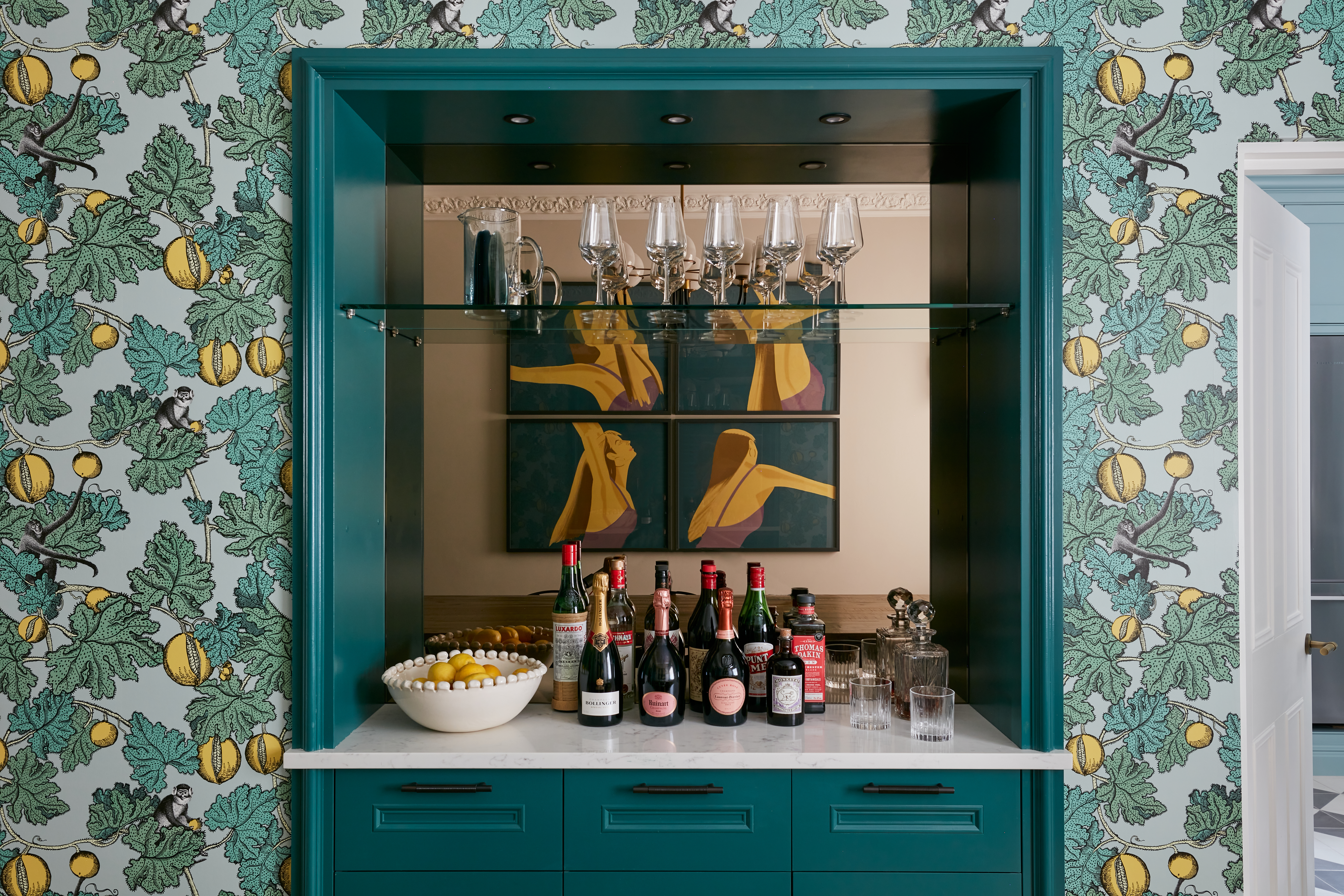 Dining Room Bar Joinery London Interior Design Studio Raymond