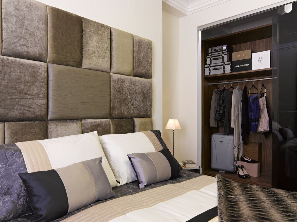 Master bedroom walk in wardrobe