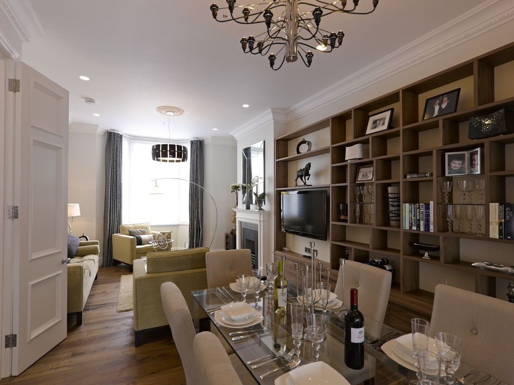 Dining room with bespoke storage