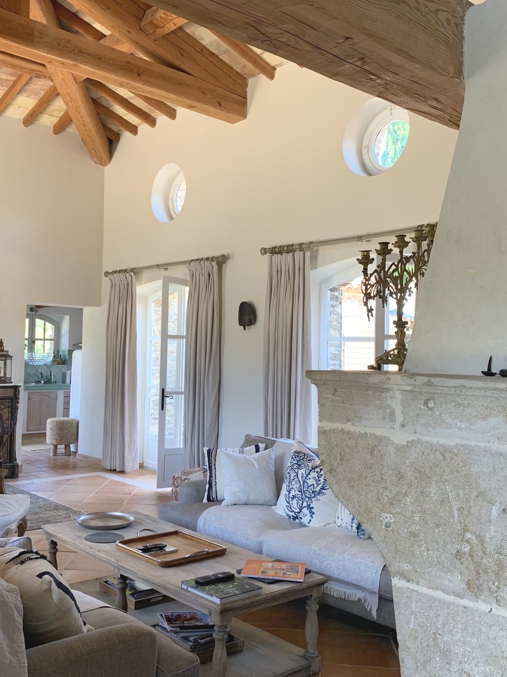 Vaulted spacious living 