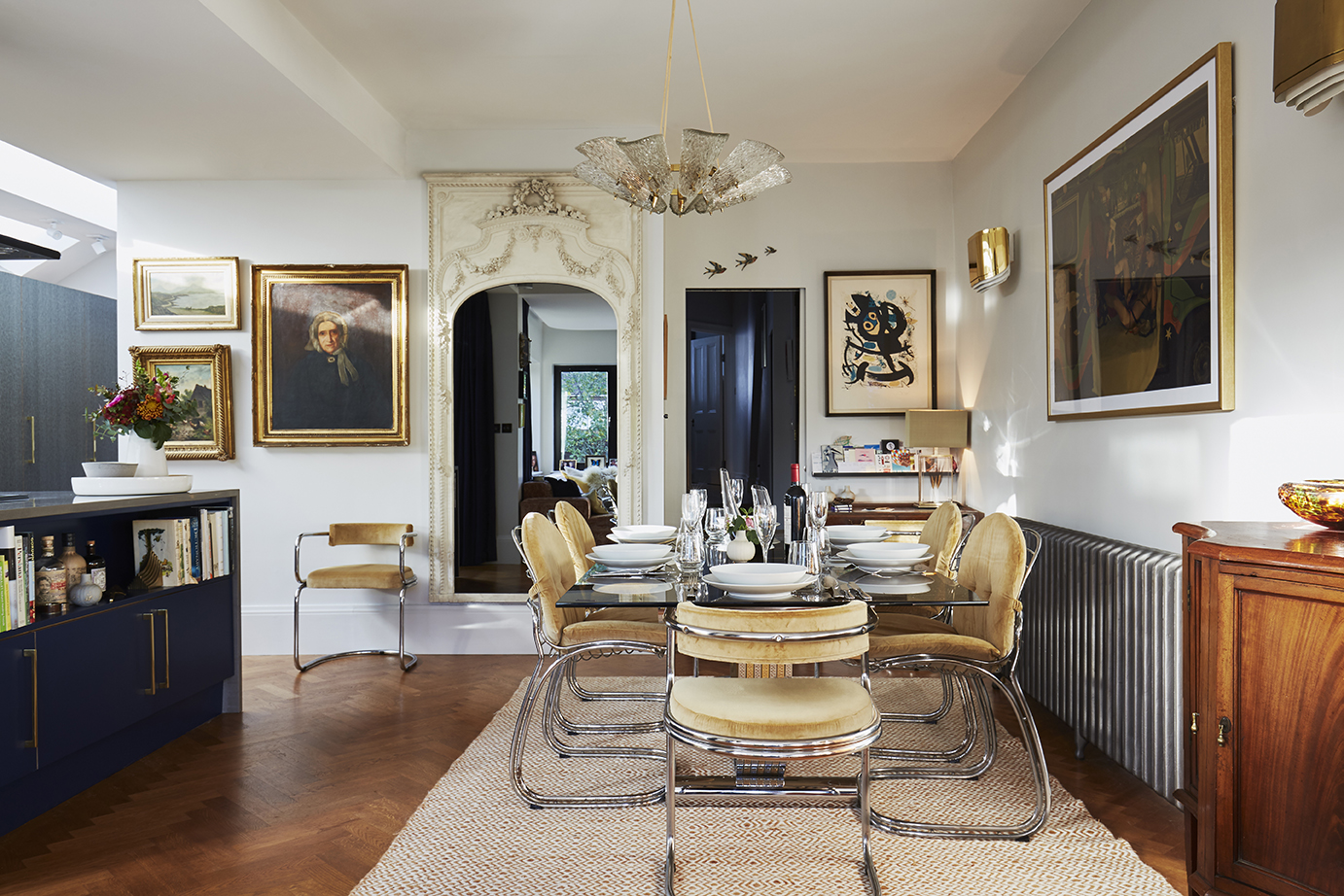 Open plan Dining Room and Kitchen
