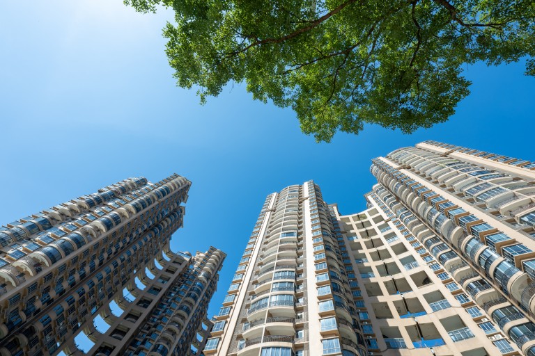 High rise building