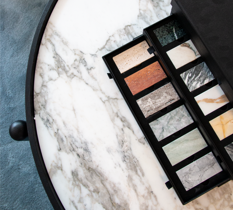 Colour and pattern pallette for stone
